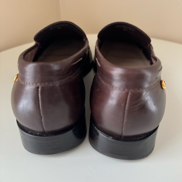 Etienne Aigner Women’s Gotham Brown Leather Loafers, 6.5 - Picture 6 of 9